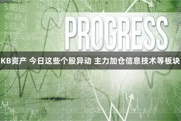 KB资产 今日这些个股异动 主力加仓信息技术等板块