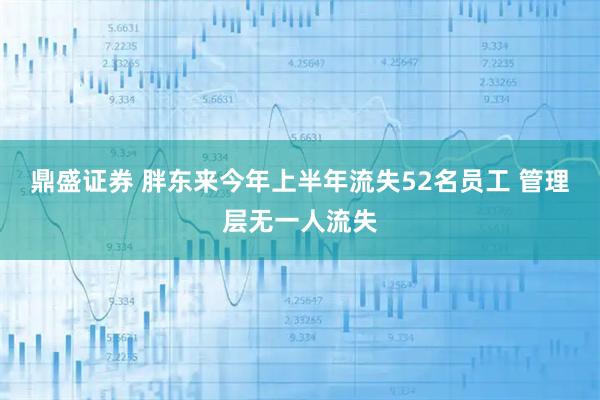 鼎盛证券 胖东来今年上半年流失52名员工 管理层无一人流失